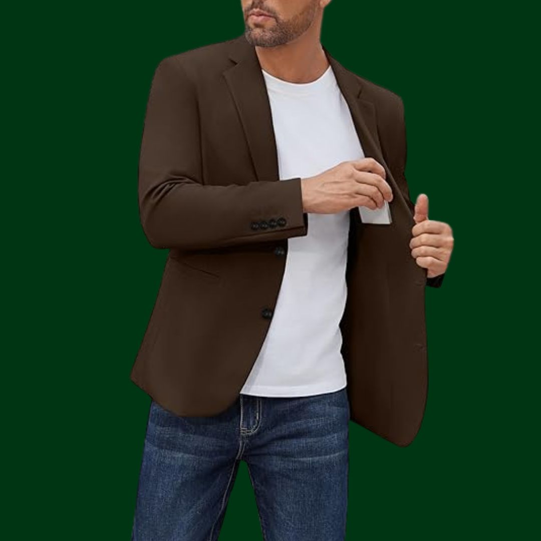 Oscar – Klassisk brun blazer