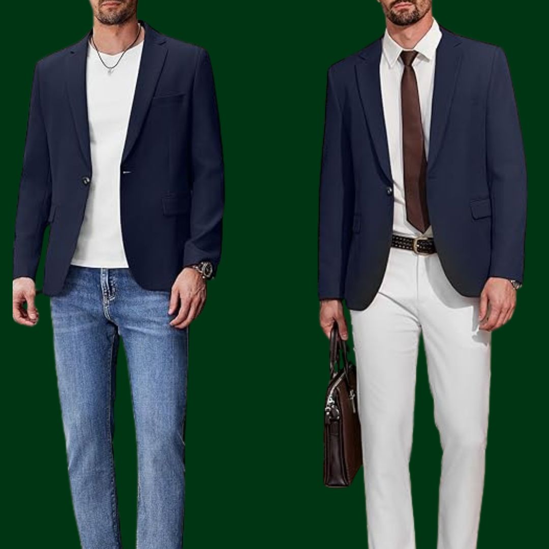 Lucas – Klassisk marineblå blazer
