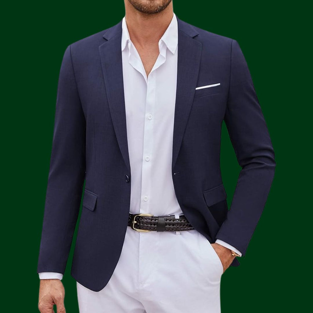 Jonas – Sofistikert marineblå blazer