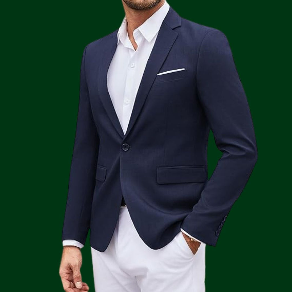 Jonas – Sofistikert marineblå blazer