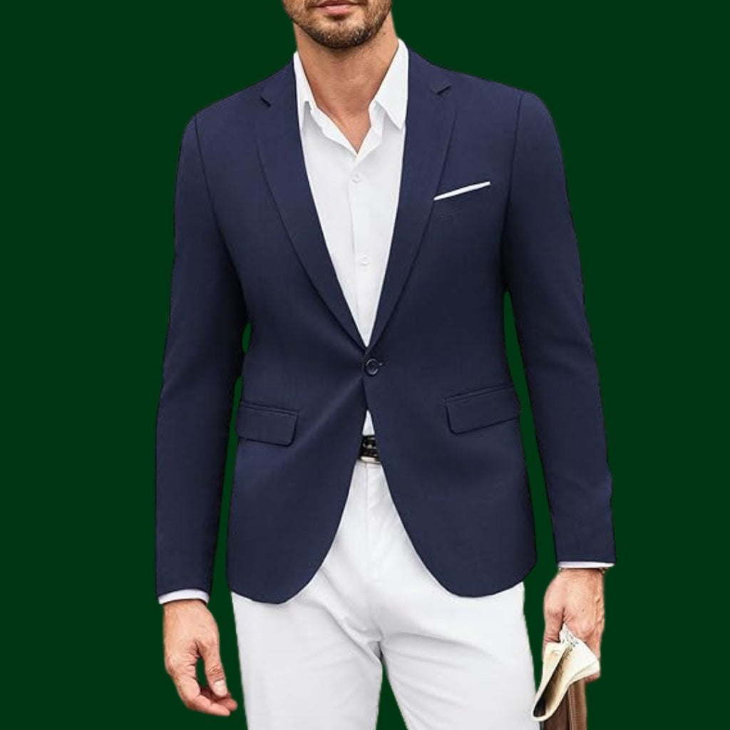Jonas – Sofistikert marineblå blazer