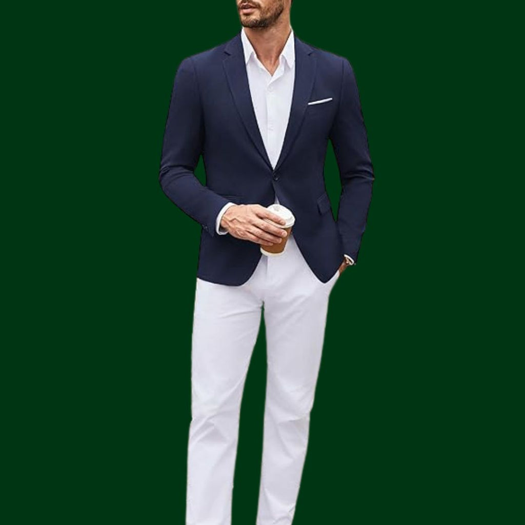 Jonas – Sofistikert marineblå blazer